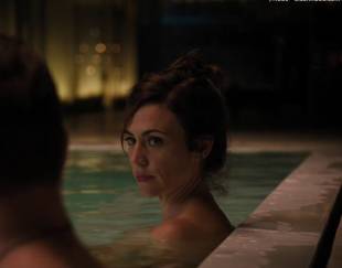 maggie siff nude ass bared for swim on billions 1011 12