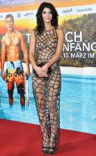 micaela schaefer topless in see through dress in germany 1279 2