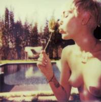 miley cyrus nude top to bottom in polaroids for v mag 4757 5