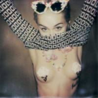 miley cyrus nude top to bottom in polaroids for v mag 4757 8