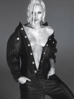 miley cyrus topless and unusual in w and love magazines 3899 4