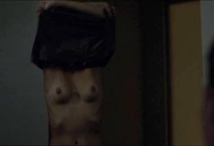 morena baccarin topless with hands down dude pants on homeland 6155 2