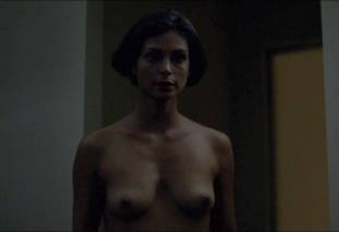morena baccarin topless with hands down dude pants on homeland 6155 9