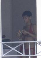 rihanna nude in bedroom changing out of her bikini 7373 11