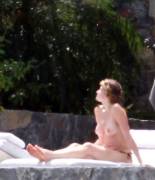 stephanie seymour topless sunbathing on holiday 2373 9