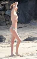 toni garrn topless cool at beach for photoshoot 4118 3