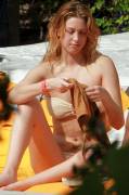 whitney port topless breasts revealed after bikini top falls off 6203 13