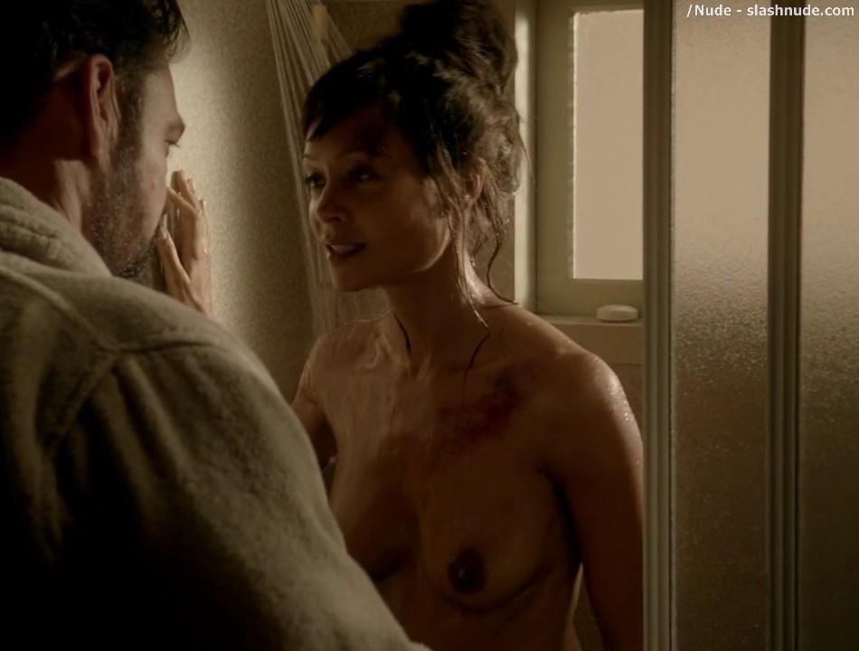 Thandie Newton Nude In The Shower On Rogue 11