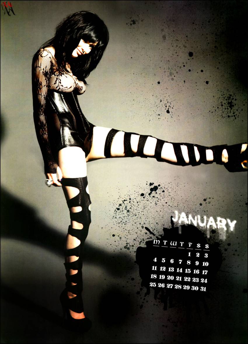 Vikki Blows Nude For Her 2010 Calendar 2