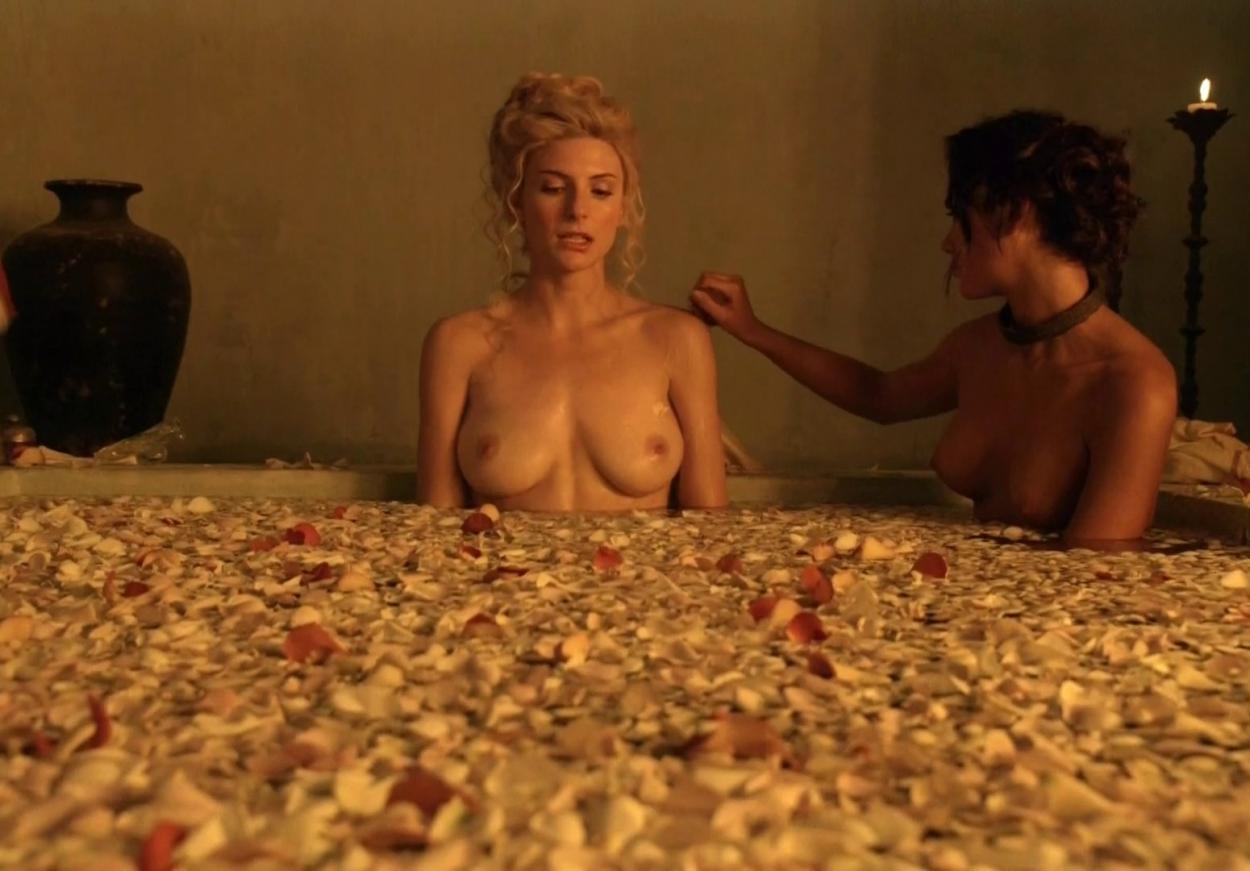 Viva Bianca Topless For Tub Pleasure On Spartacus Vengeance 2