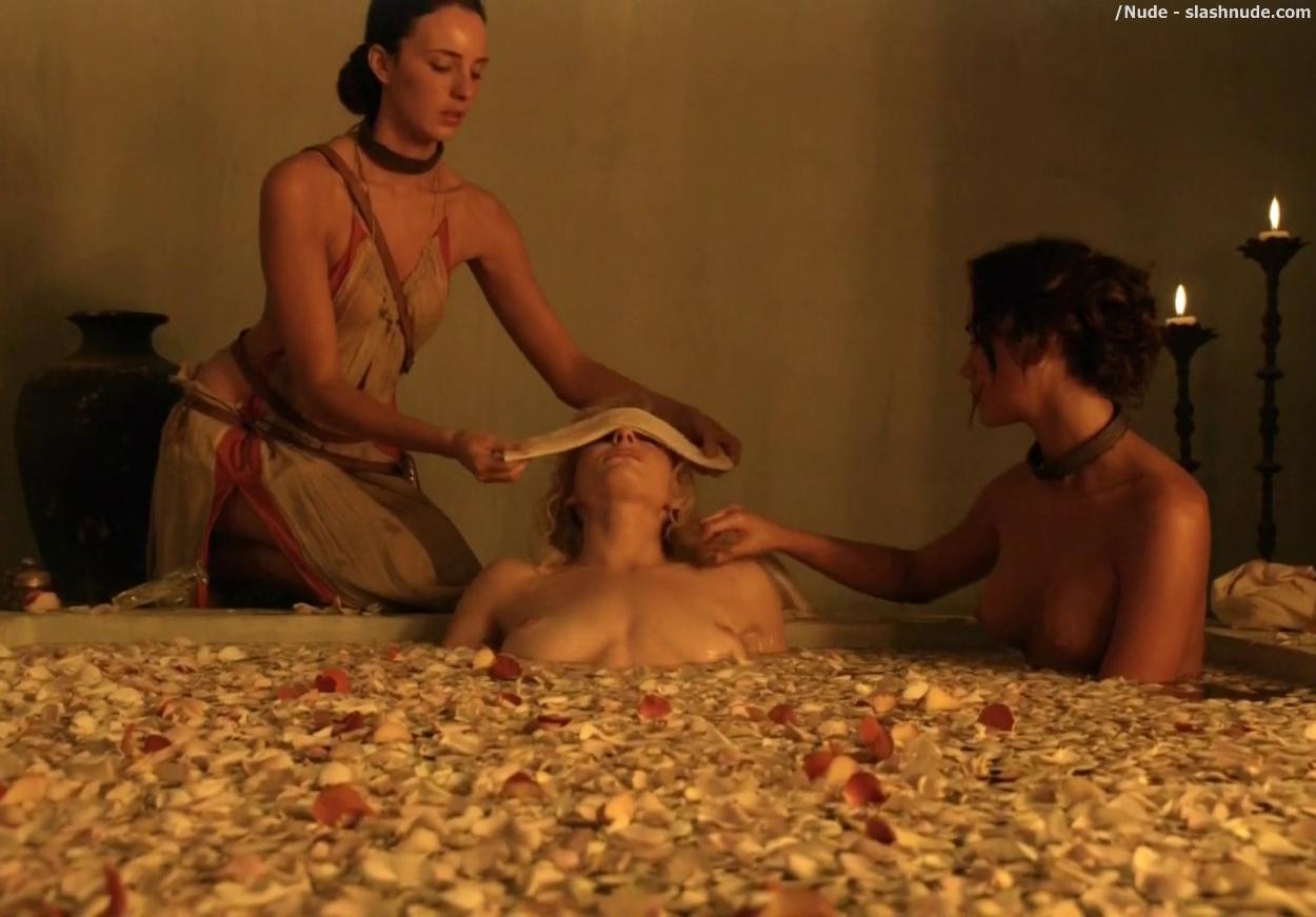 Viva Bianca Topless For Tub Pleasure On Spartacus Vengeance 6