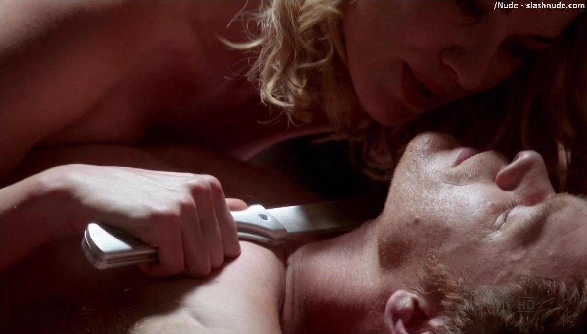Yvonne Strahovski Naked And On Top On Dexter 2