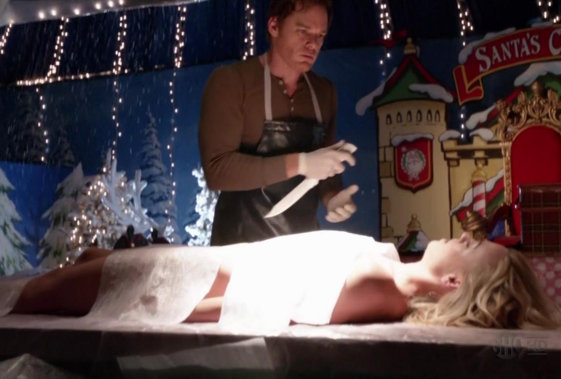 Yvonne Strahovski Topless To Flash Side Boobs On Dexter 1