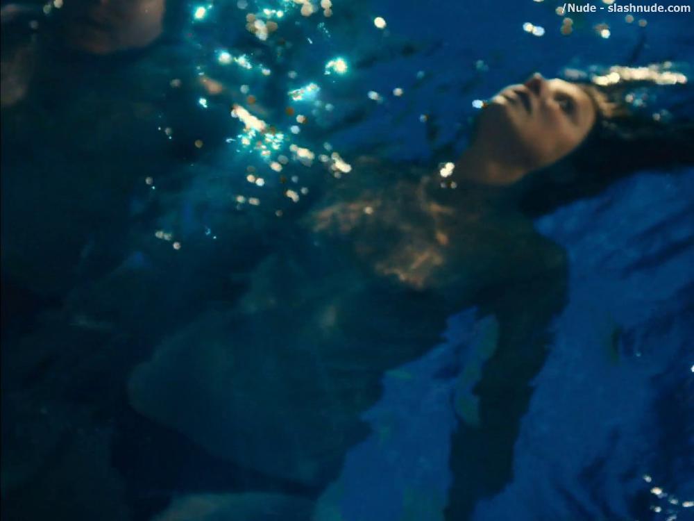 Alexandra Maria Lara Topless Underwater Swim In Rush 3