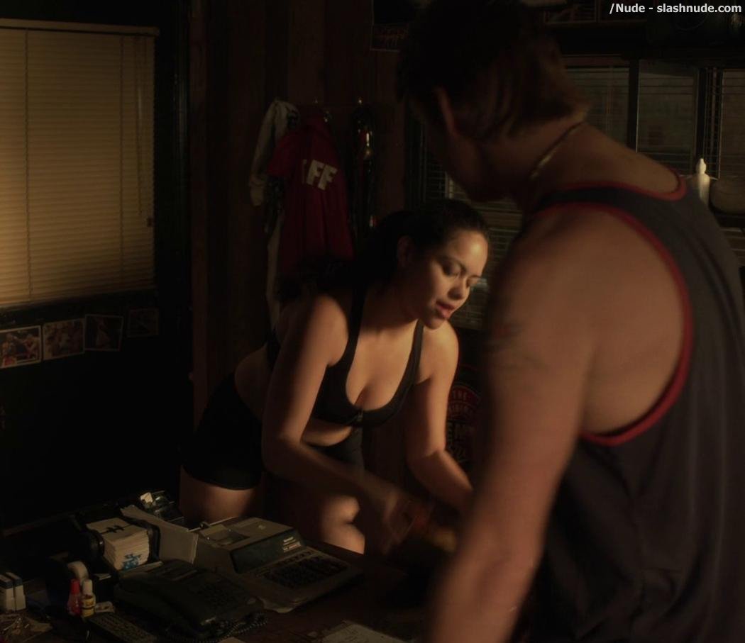 Alyssa Diaz Topless To Bare Breasts On Ray Donovan. 