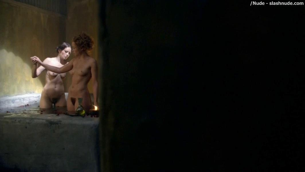Anna Hutchison Nude For A Bath On Spartacus 3