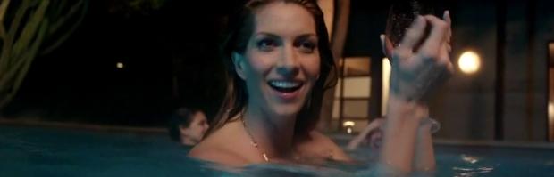 dawn olivieri topless in the pool on house of lies 0061