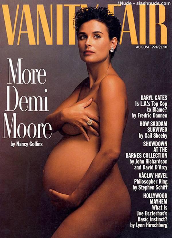 Demi Moore Naked And Pregnant In Vanity Fair 1