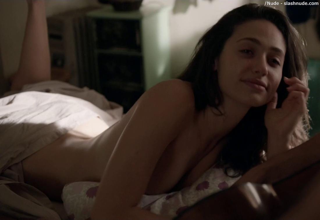 Emmy Rossum Nude For Multitasking Pleasure On Shameless 3