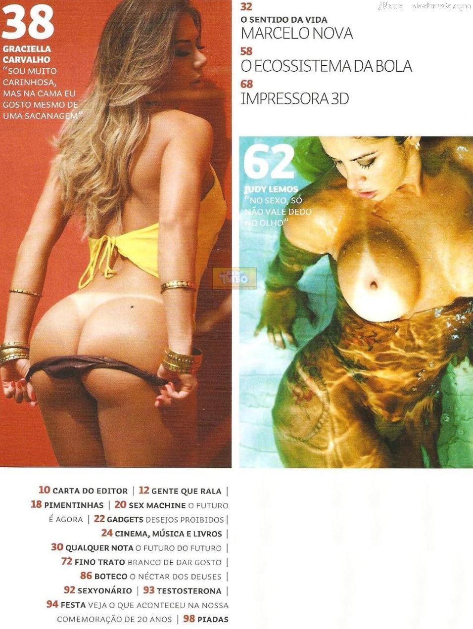 Graciella Carvalho Nude And Revealing All In Sexy Magazine 15