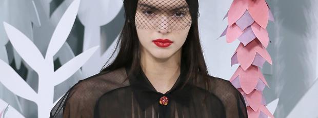 kendall jenner bares breasts in see through on runway 5970