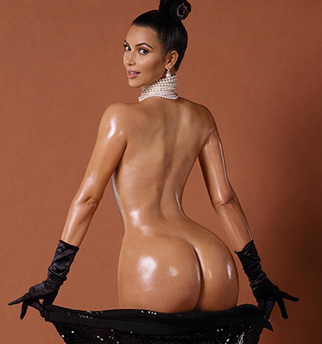 Kim Kardashian Nude Ass Covers Paper Magazine 3