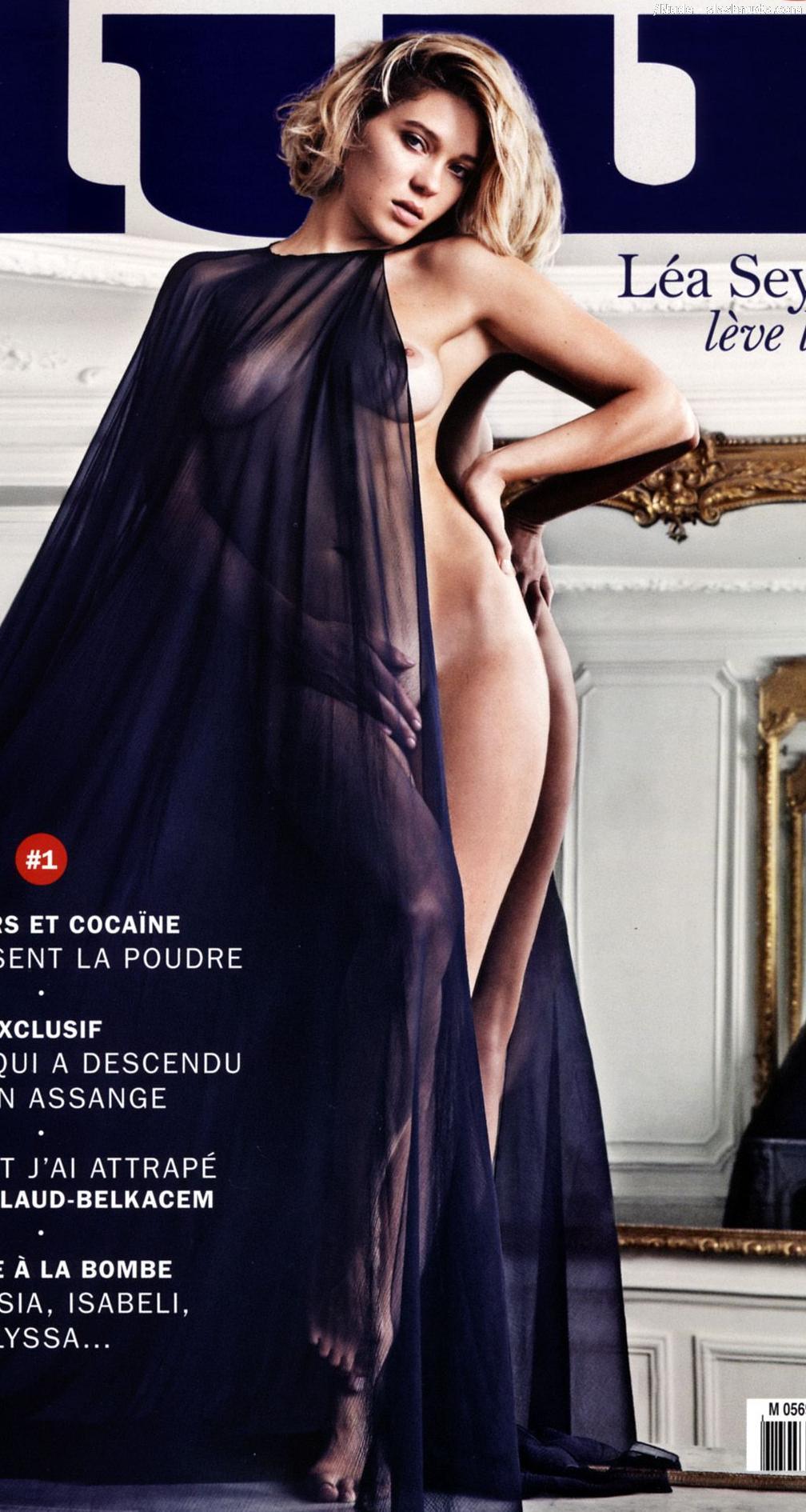 Lea Seydoux Nude Top To Bottom In Lui Magazine 1