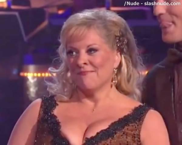 Nancy Grace Nipple Pops Out On Dancing With Stars 4