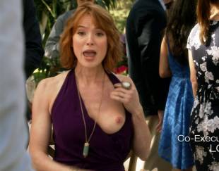 alicia witt topless breast out on house of lies 9935 13