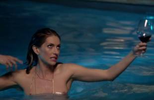 dawn olivieri topless in the pool on house of lies 0061 13