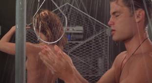 dina meyer topless starship troopers shower 9491 12