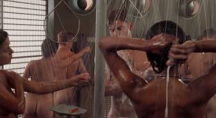 dina meyer topless starship troopers shower 9491 3