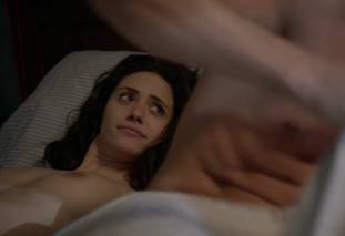 emmy rossum topless after sex in bed on shameless 8119 21