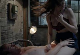 emmy rossum topless breast pops out of bra on shameless 7569 19
