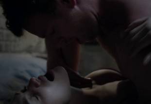 emmy rossum topless breast pops out of bra on shameless 7569 8