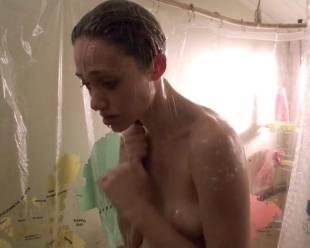 emmy rossum topless in the shower from shameless 6324 11