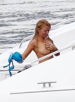 geri halliwell topless on hot summer day on yacht 9356 16