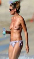 heidi klum topless beach mom hard at work 3880 14