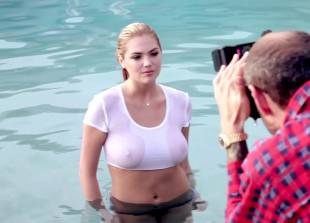 kate upton nipples stand proudly in see through wet top 5602 36