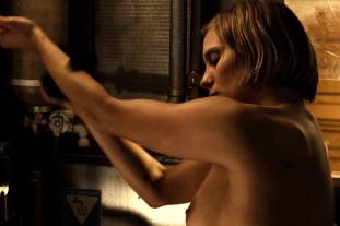 katee sackhoff topless to clean up on riddick 9824 10