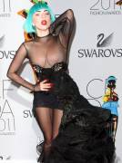 lady gaga nipples make special appearance at fashion event 6931 4