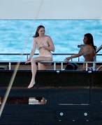 lily cole topless for bon voyage on a yacht in st barts 7711 9