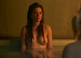 lucy lawless and viva bianca topless in the bath on spartacus 9639 14