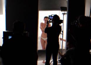 miley cyrus breasts bared behind scenes of adore you 5831 26