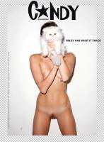 miley cyrus nude full frontal in candy magazine 7986 8