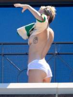 miley cyrus topless on hotel balcony in australia 5969 6