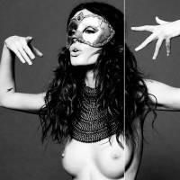 nicole trunfio topless is a masked lovecat 5014 9