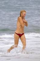 pamela anderson topless run at french beach 3604 10