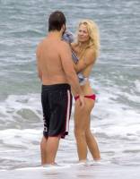 pamela anderson topless run at french beach 3604 13