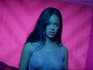 rihanna bare breasts star in work music video with drake 7062 19